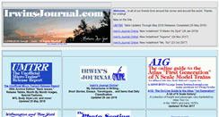Desktop Screenshot of irwinsjournal.com